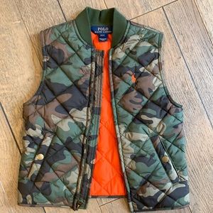 Polo Ralph Lauren kids camo vest size 4T